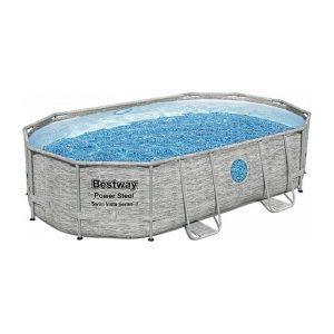 בריכה BESTWAY בסט וואי אובלית 488X305X107 ס"מ דגם 56946
