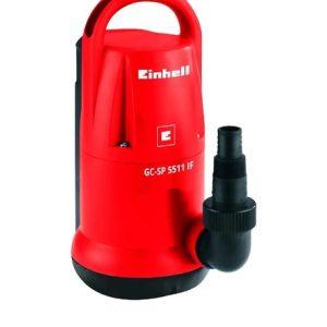 משאבה טבולה 1.1/2″ 550W מים נקיים תוצרת Einhell